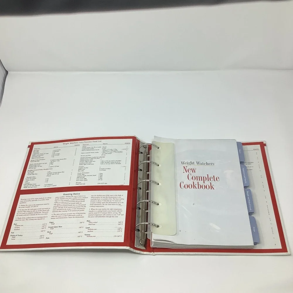 Weight Watchers New Complete Cookbook Over‎ 500 Recipes Binder Hardcover 1998